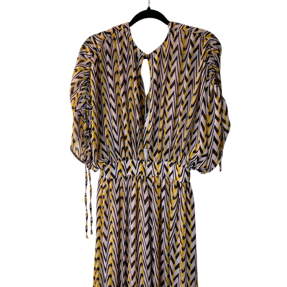 Fashion Nova Breaking Free Plunge Maxi Sundress Sz M - Picture 9 of 12